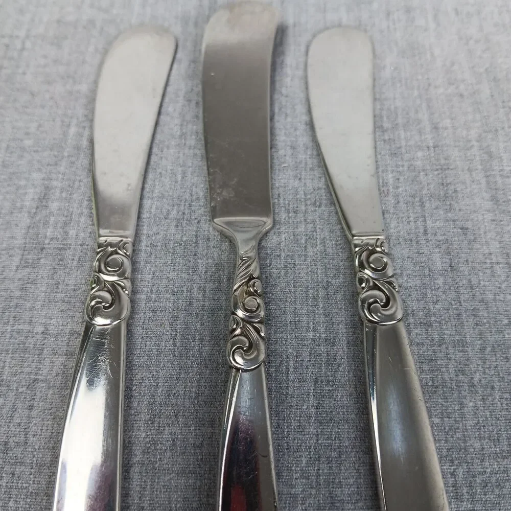 Community South Seas 3 Small Spreading Knifes Mid Century Modern Replacements